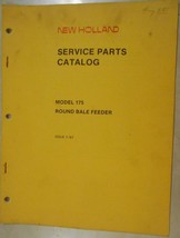 New Holland 175 Round Bale Feeder Parts Manual - £7.90 GBP