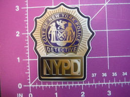 NYPD-New York City Police Detective 3&quot; decal - $4.10 CAD
