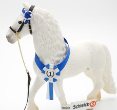 Show Halter with Lead Rope, Red Sash &amp; Rosette for Schleich Model Horses... - £10.18 GBP