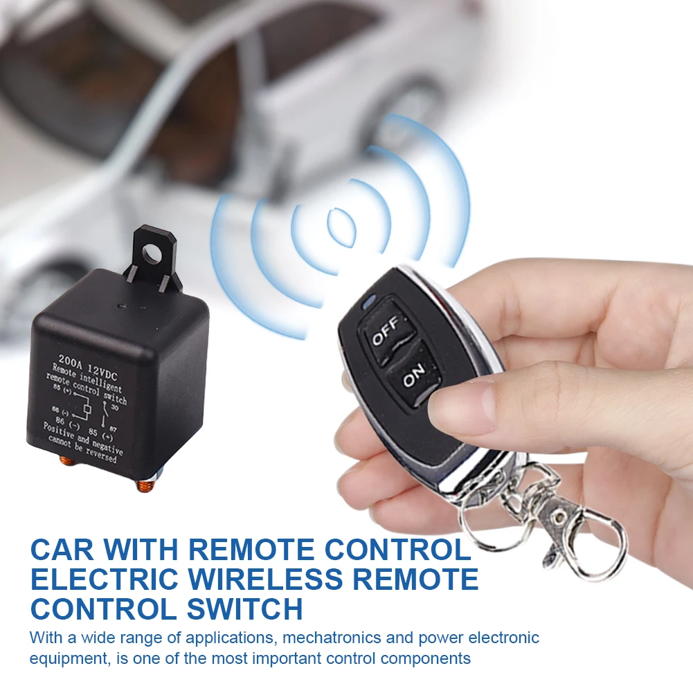200A Wireless Remote Master Kill Cut-off Switch for Car Battery - £22.84 GBP