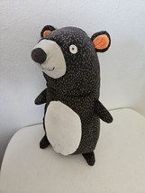 Target Pillowfort Woodland Bear Pillow Plush Stuffed Animal 17&quot; Dark Grey - £12.19 GBP