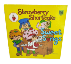 Vintage Kids Stuff Strawberry Shortcake Sweet Songs Tv Music Record Vinyl - £29.86 GBP