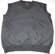 Mens Forest &amp; Hue Sleeveless V Neck shirt M md Medium black NWOT - £10.10 GBP