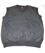 Mens Forest &amp; Hue Sleeveless V Neck shirt M md Medium black NWOT - £10.31 GBP