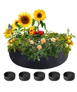 5 Pack  10 Gallon  Fabric Raised Garden Bed Round Garden Raised Planting... - $42.76