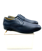 Easy Strider Men Almond Toe Textured Oxfords / Dress Shoes - Navy, US 7 - $21.78