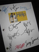 The Help Signed Movie Film Screenplay Script autograph X10 Emma Stone Viola Davi - £15.73 GBP