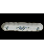 Aristocrat Bone China Handmade England Nut Mint Olive Tray White Floral ... - £22.49 GBP