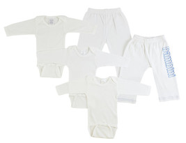 Boy 100% Cotton Infant Long Sleeve Onezies and Track Sweatpants Large - £33.41 GBP