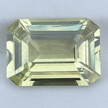 100% Natural Yellow Chrysoberyl 7.70 Cts Emerald Cut Loose Gemstone Pendant - £4,197.74 GBP
