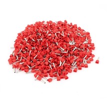 Dual Wire Insulated Ferrule Terminal For 2X18 Awg Line, 1000 Pcs., By Ux... - £29.71 GBP