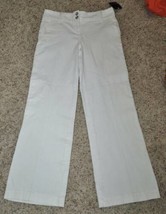 Womens Jeans Apostrophe White Bootcut Relaxed Stretch Midrise Denim $40-sz 4 - $15.84