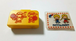Patty＆Jimmy Bag Yellow Trunk Old Sanrio 1976&#39; Vintage Retro Appendix - £29.15 GBP