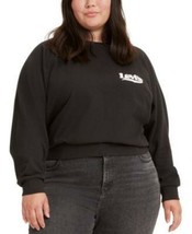 MSRP $40 Levi&#39;s Black Logo Crewneck Size 1X - $12.54