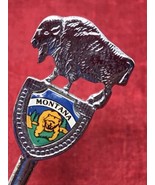 Travel Souvenir State 4.5&quot; Collector Novelty Spoon Montana Buffalo Figur... - $8.86