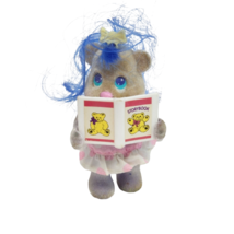 VINTAGE TYCO BITSY BEARS WIND UP PURPLE RITA BEAR LIKES TO READ STORYBOO... - £11.29 GBP