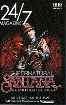 Carlos Santana on Las Vegas 24/7 Las Vegas Magazine - £7.15 GBP