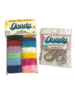 Goody Braided Elastic And Terrycloth Ponytailers Lot of 2 Vintage Hair A... - £32.46 GBP