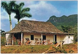 Postcard Typical Peasant&#39;s Cottage Cuba - $7.91