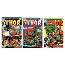 The Mighty Thor 236 237 238 Lot of 3 1975 Marvel Comics Absorbing Man Ulik - $22.50
