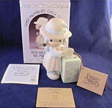 Precious Moments Enesco You Will Always Be My Choice Members Only Figurine Box - £8.03 GBP