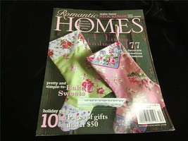Romantic Homes Magazine December 2009 A Vintage Christmas 77 Ways to Decorate - £9.59 GBP