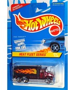 Hot Wheels 1997 Heat Fleet Series #539 Fuel Tanker Burgundy w/ SBs - $4.00