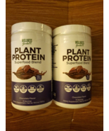 2 PACK PLANT PROTEIN SUPERFOOD BLEND CHOCOLATE FLAVOR 15 SERVINGS EACH - £29.48 GBP
