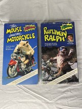 VHS Lot X2 The Mouse And The Motorcycle &amp; Runaway Ralph ABC Kidtime Movies - £6.10 GBP