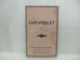 Owners Manual For 1985 Chevrolet Chevy Car Coupe Sedan Station Wagon 16120 - £13.42 GBP