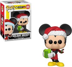 Holiday Mickey Pop! Vinyl Figure Funko Mickey The True Original 90 Years 455 - £14.82 GBP