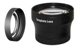 Tele Lens + LH-X10 Hood + Adapter Ring Tube for Fuji FujiFilm X10 X20 X3... - $35.93