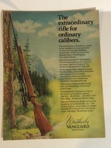 1974 Weatherby Vanguard Vintage Print Ad Advertisement pa14 - £5.51 GBP
