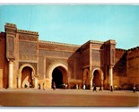 Bab El Mansour Laalej Meknes Morocco UNP Continental Postcard O21 - $5.97