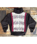 Alafoss Icewool Wool Sweater - Turtle Neck - Woman&#39;s M - Front Pouch Pocket - €72,02 EUR