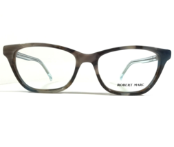 Robert Marc KAINA-BR Eyeglasses Frames Brown Clear Blue Rectangular 50-16-135 - £29.65 GBP
