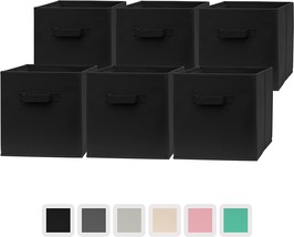 Pomatree 12X12X12 Inch Storage Cubes - 6 Pack - Fabric Cube Storage Bins | Dual - £34.34 GBP