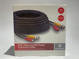50-Foot BNC and Power Cable for Security Video System CCTV Cameras Cabling NEW - £16.11 GBP