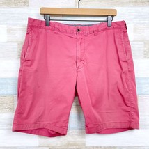 J Crew 10.5&quot; Stretch Chino Shorts Pink Dusty Berry Cotton Casual G1890 M... - £13.40 GBP