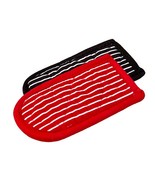 2 LODGE Hot HANDLE HOLDERs Heat Resistant Silicone Lined insulated Grips... - €22,68 EUR