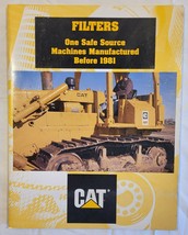 CAT Caterpillar Vintage One Safe Source Filters Before 1981 Manual PECP9070 - £14.93 GBP