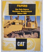 CAT Caterpillar Vintage One Safe Source Filters Before 1981 Manual PECP9070 - £14.89 GBP