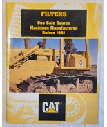 CAT Caterpillar Vintage One Safe Source Filters Before 1981 Manual PECP9070 - £14.93 GBP