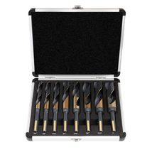 COMOWARE Reduced Shank Drill Bit Set- 1/2” Silver and Deming, with Storage case - $38.99