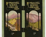 Mt Manitou Scenic Incline Trip Brochure Colorado Springs Colorado 1920&#39;s - $27.72