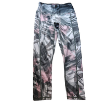 Gaiam Yoga Pants Women&#39;s Size XS Gray Pink Abstract Active Wear - £11.20 GBP