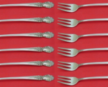 Brocade by International Sterling Silver Cocktail Fork Set 12 pieces 5 1/2&quot; - £372.89 GBP
