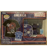 NEW Funko pop Captain America art series Target T-shirt/Pop Bundle Size ... - £19.61 GBP