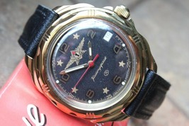 Vostok Komandirsky Russian Military Wrist Watch # 219452 NEW - $69.99+