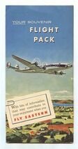 EAL Eastern Airlines Your Souvenir Flight Pack and Contents 1950's - $13.86